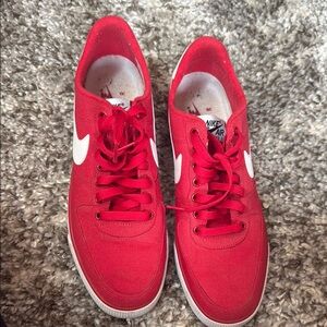 Nike Red Sneakers with Classic Design